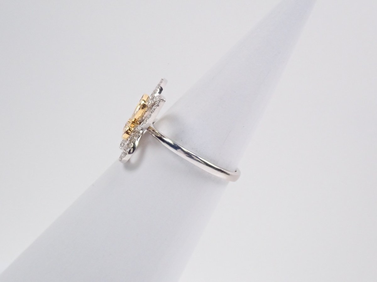 Pt900/K18ダイヤモンド0.49ct リング - カラッツSTORE