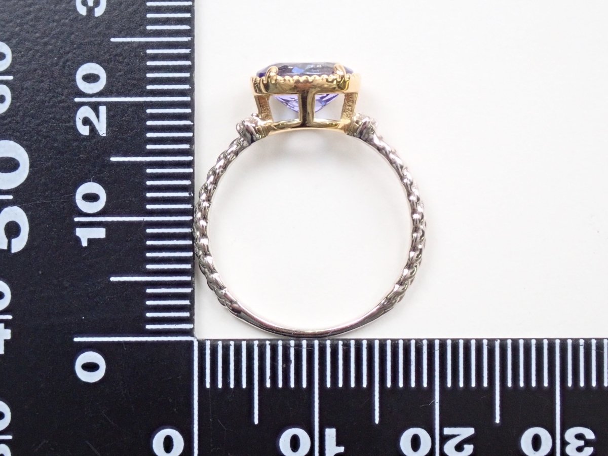 Pt900/K18タンザナイト1.48ct リング - カラッツSTORE